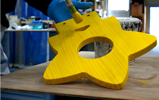 コトキト製品の仕上げ